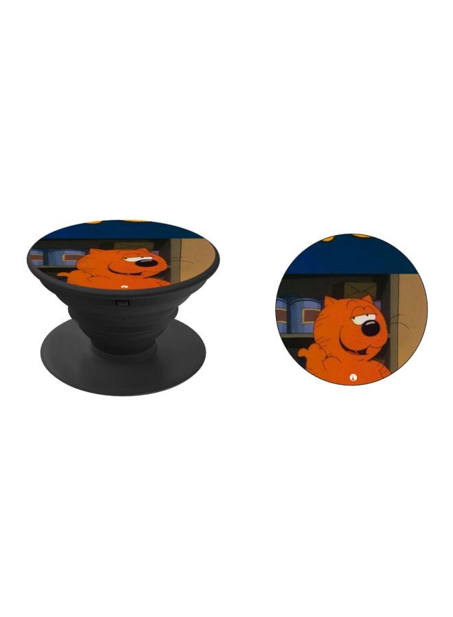 BP Cartoon Character Printed Pop Socket Phone Holder Orange/Blue/Black - Image 2