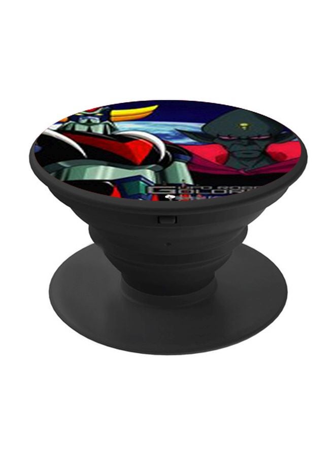 BP Grendizer Cartoon Printed Pop Socket Phone Holder Black/Blue/Green - Image 1