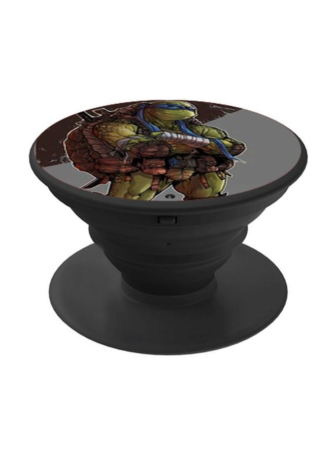 BP Teenage Mutant Ninja Turtles Printed Pop Socket Phone Holder Grey/Green/Black - Image 1