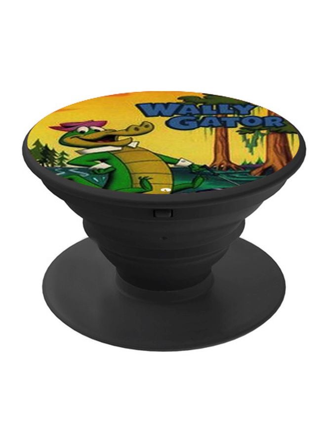 بي بي حامل هاتف بوب سوكيت بطبعة من مسلسل "Wally Gator" أصفر/أخضر/أسود - Image 1