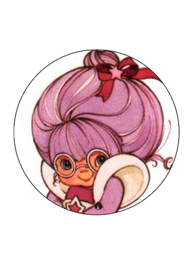 بي بي حامل هاتف بوب سوكيت مطبوع بتصميم شخصية كرتونية وردي / أبيض / أسود - Image 2