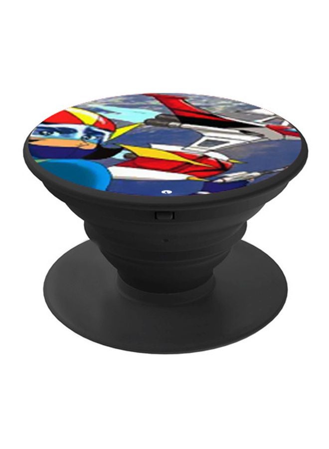 BP Cartoon Character Printed Pop Socket Phone Holder Blue/Red/Yellow - Image 1