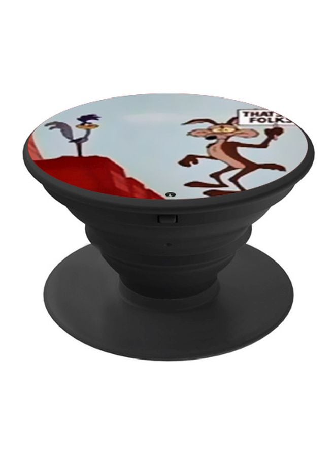 BP Roadrunner Printed Pop Socket Phone Holder Blue/Brown/Red - Image 1