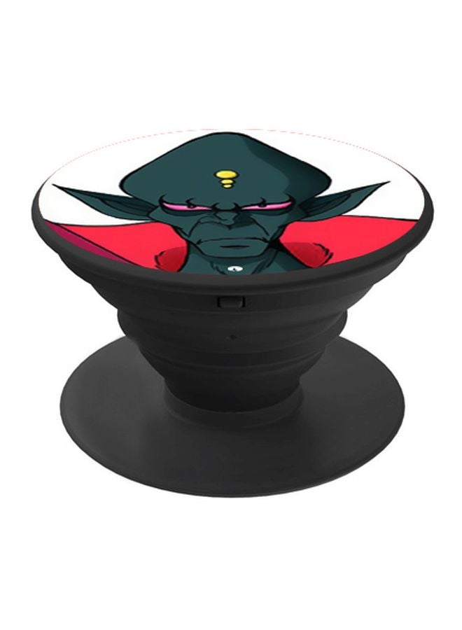 BP Cartoon Printed Pop Socket Phone Holder Red/Grey/White - Image 1