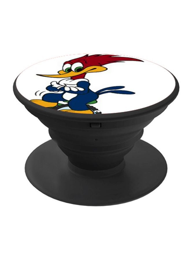 BP Cartoon Printed Pop Socket Phone Holder White/Blue/Red - Image 1