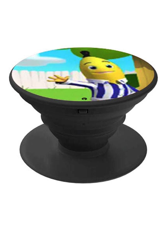 BP Banana Cartoon Printed Pop Socket Phone Holder Green/Blue/Yellow - Image 1