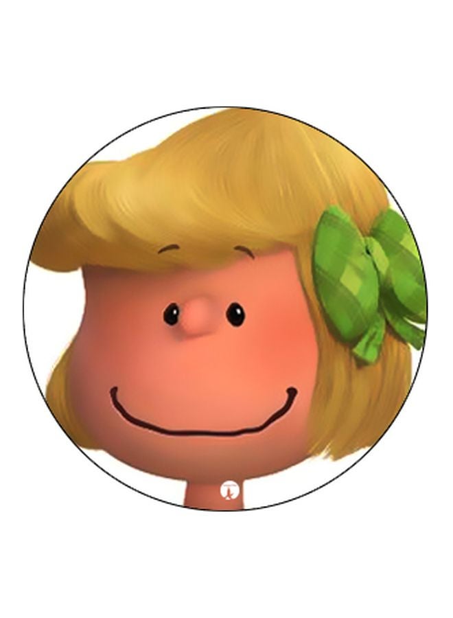 BP Cartoon Printed Pop Socket Phone Holder Beige/Green/Black - Image 2