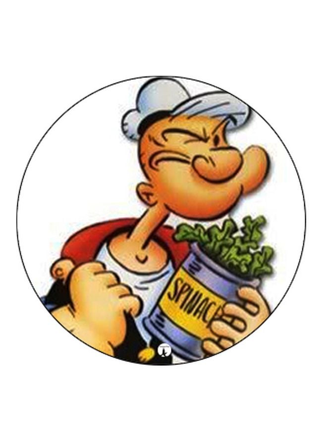 BP Popeye Printed Pop Socket Phone Holder White/Red/Beige - Image 2