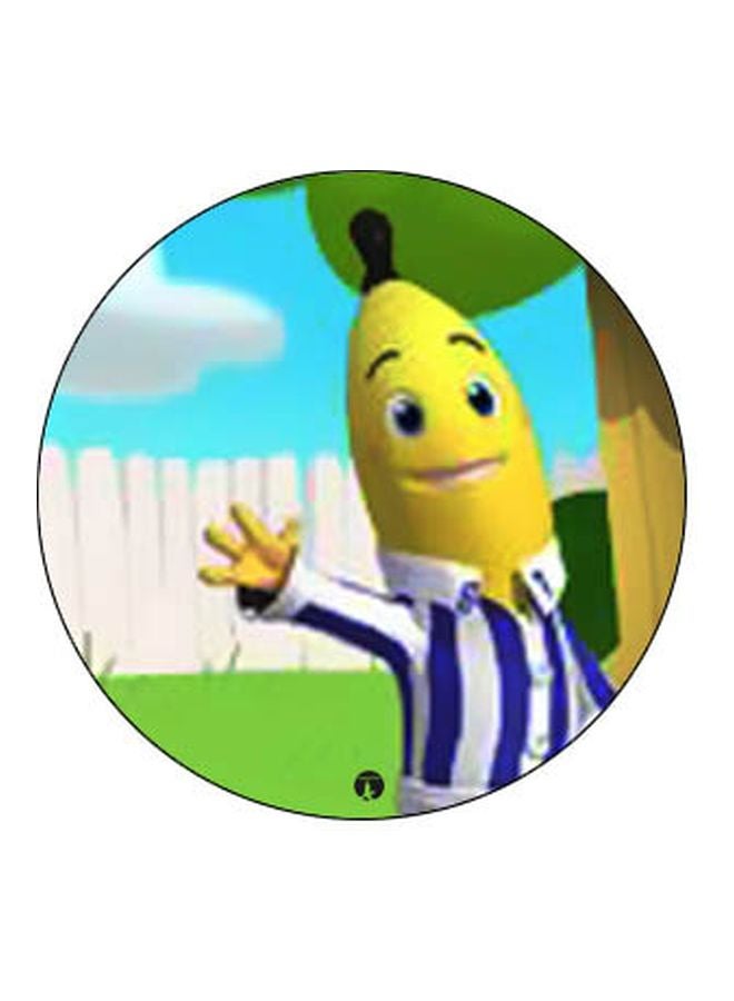 BP Banana Cartoon Printed Pop Socket Phone Holder Green/Blue/Yellow - Image 2