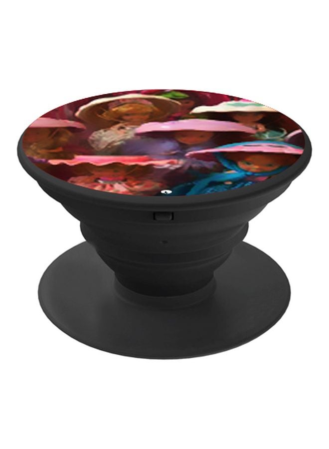 بي بي حامل هاتف بوب سوكيت بطبعة لدمى لطيفة وردي/أزرق/أخضر - Image 1