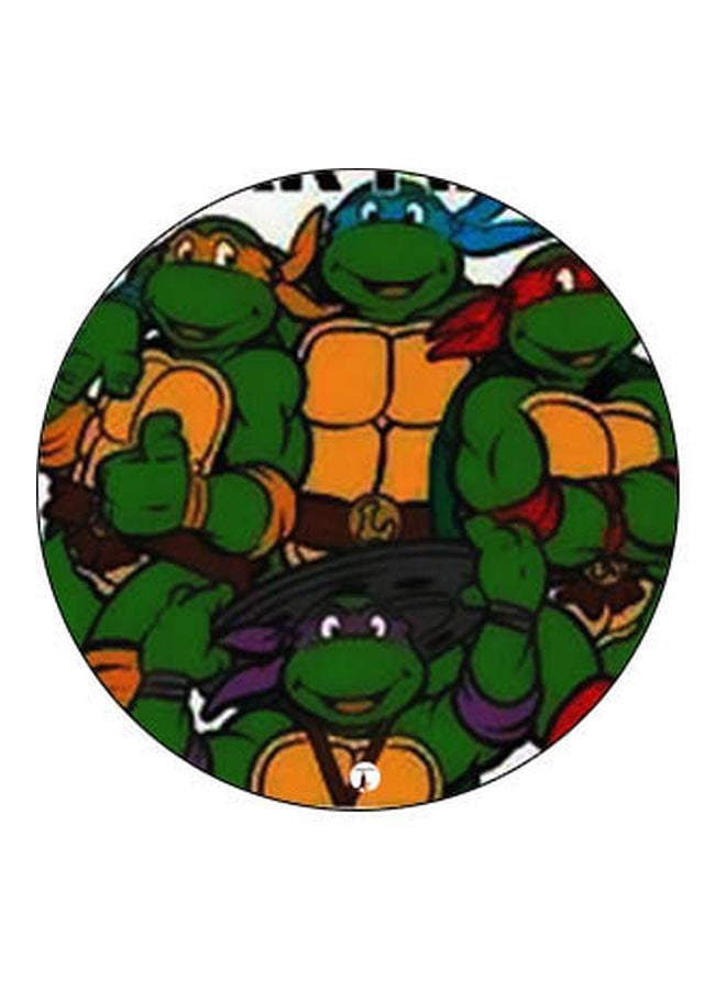 بي بي حامل هاتف على شكل مقبض أصابع منبثق بطبعة رسومات كرتونية أخضر/ أصفر/ أبيض - Image 2