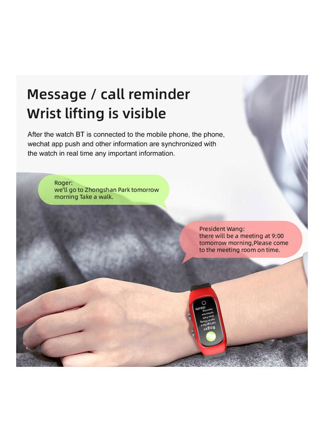 2-In-1 Smartwatch With Earbuds Black - Image 3