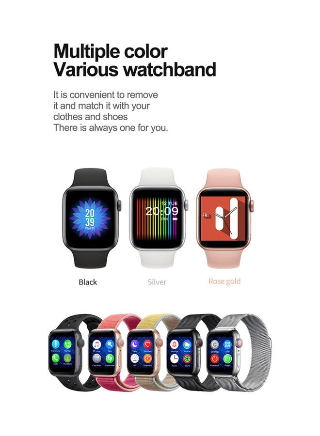 U78 Heart Rate Smartwatch Black - Image 3