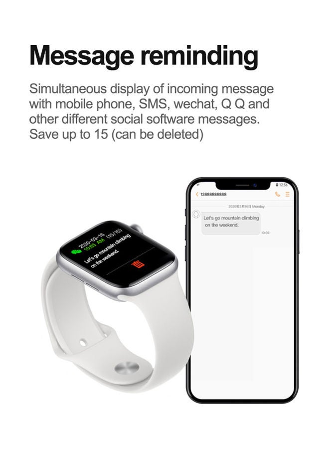 U78 Heart Rate Smartwatch Black - Image 4