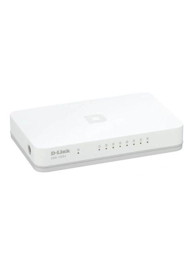 دي لينك محول ديسك توب دي لينك يضم 8 منافذ غيغابت - موديل DGS-1008A أبيض - Image 4