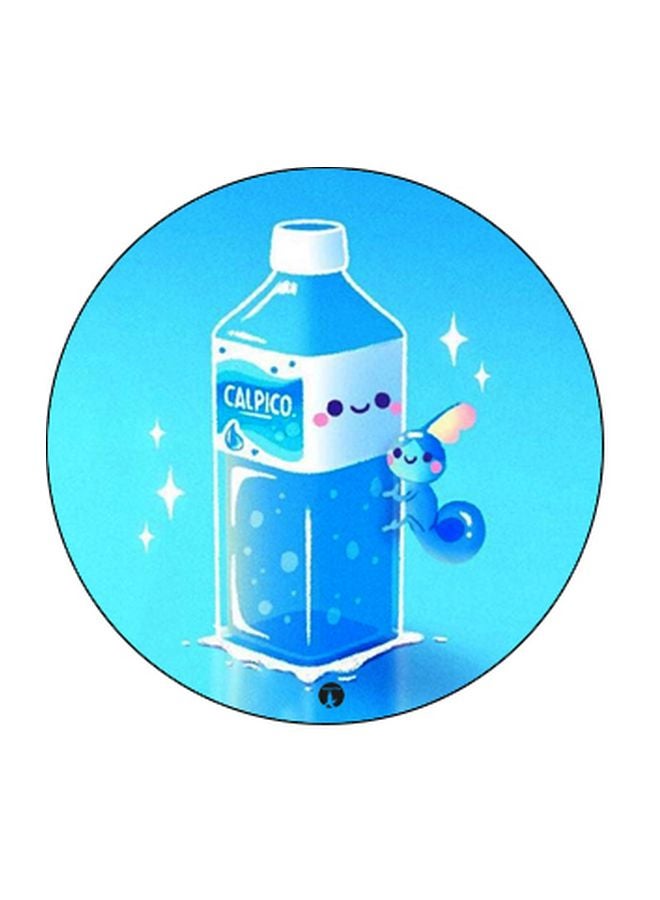 BP Water Bottle Printed Pop Socket Phone Holder Blue/White - Image 2