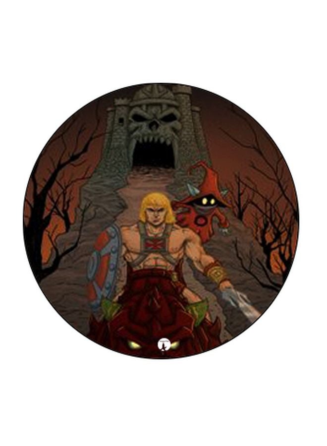BP He-Man Cartoon Printed Pop Socket Phone Holder Grey/Brown/Beige - Image 2