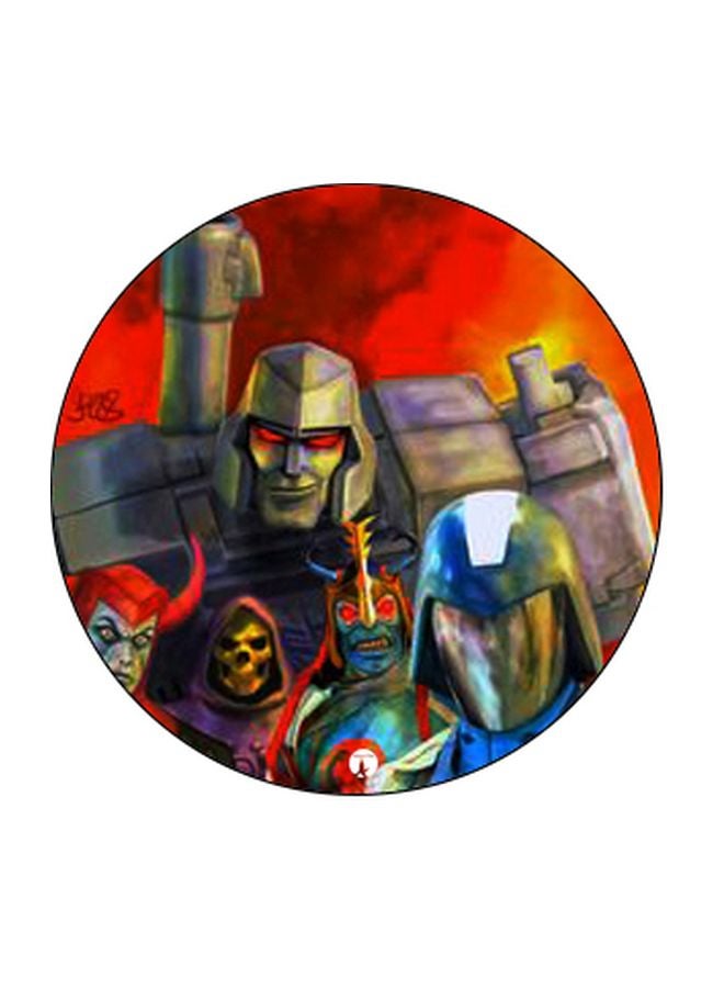 BP Cartoon Printed Pop Socket Phone Holder Red/Blue/Grey - Image 2