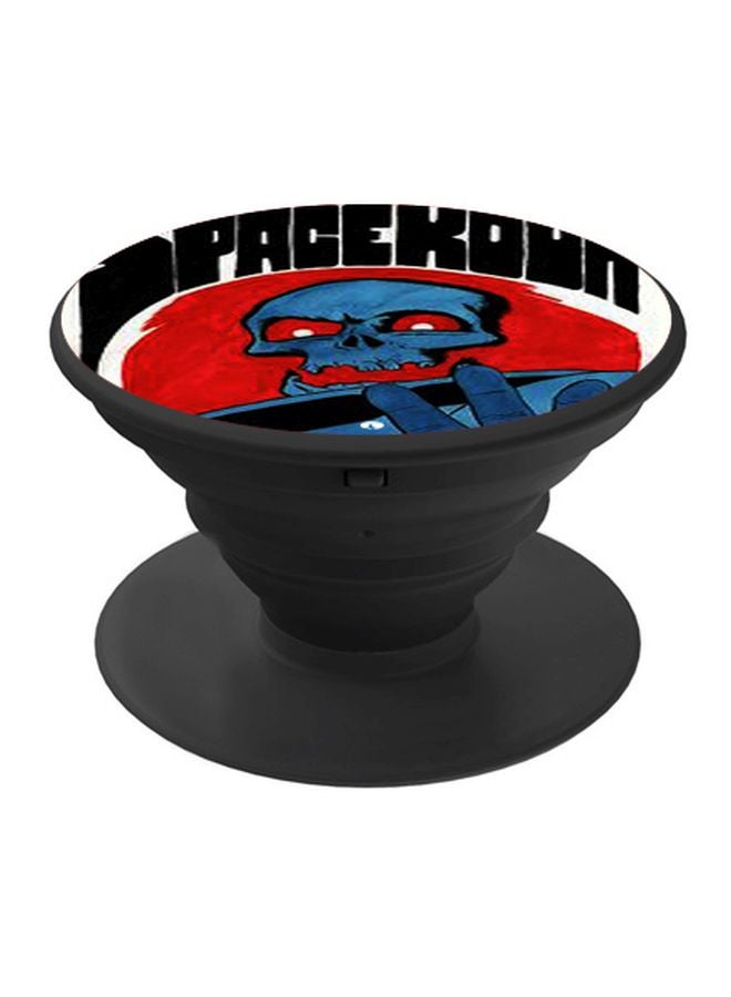 بي بي حامل هاتف على شكل مقبض أصابع منبثق بطبعة رسومات كرتونية أزرق/أحمر/أسود - Image 1