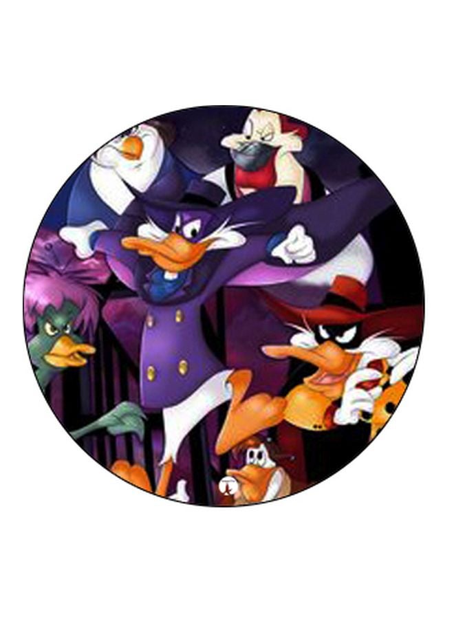 BP Cartoon Printed Pop Socket Phone Holder Purple/Orange/Black - Image 2