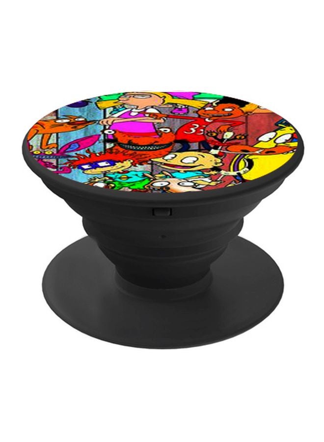 BP Cartoon Characters Printed Pop Socket Phone Holder Multicolour - Image 1