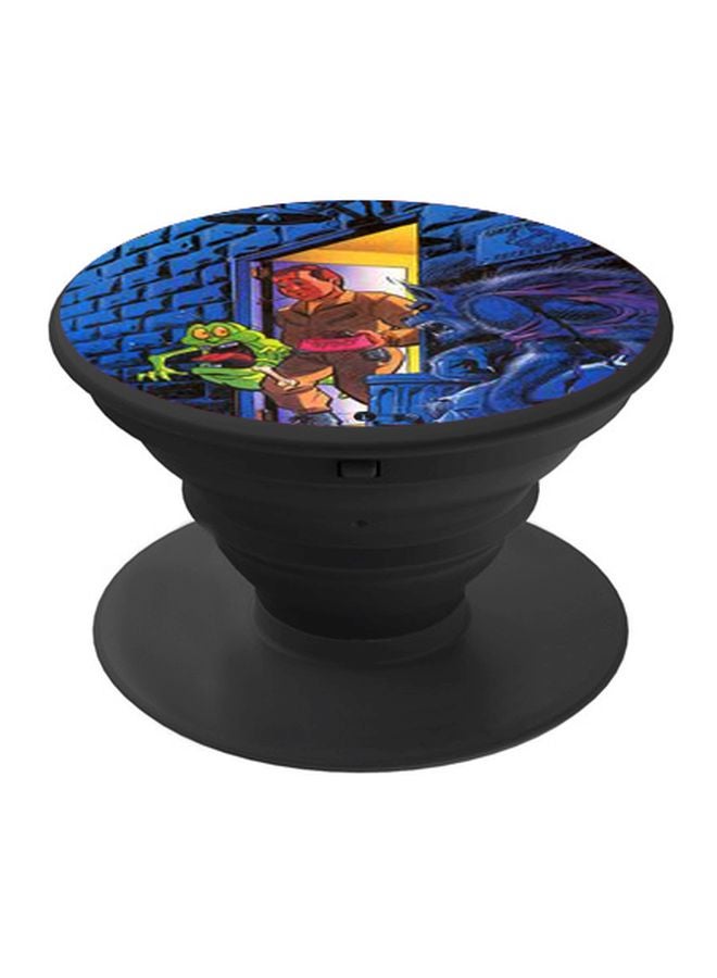 BP Cartoon Printed Pop Socket Phone Holder Blue/Green/Brown - Image 1