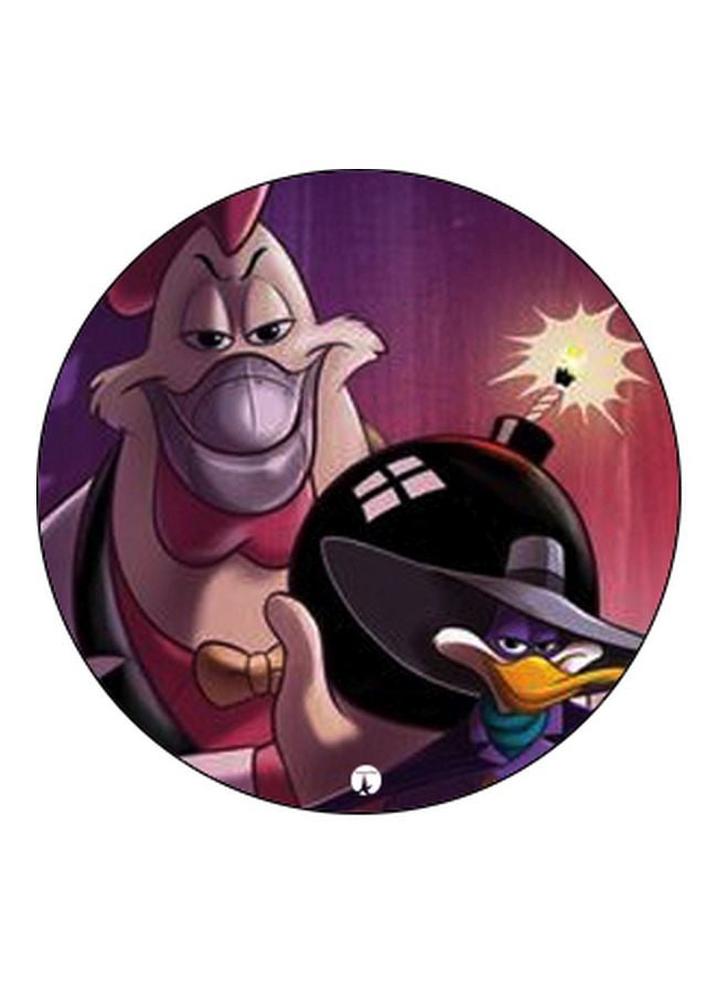 بي بي حامل هاتف على شكل مقبض أصابع منبثق بطبعة رسومات كرتونية بيج/وردي/أسود - Image 2