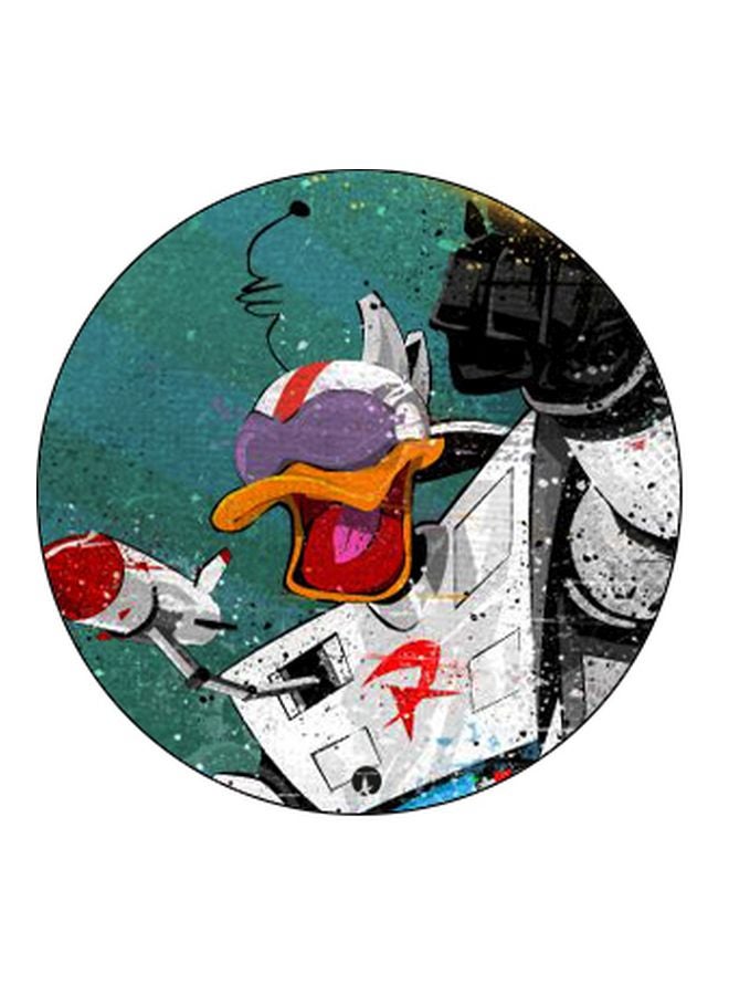 بي بي حامل هاتف على شكل مقبض أصابع منبثق بطبعة رسومات كرتونية أخضر / أبيض / أسود - Image 2