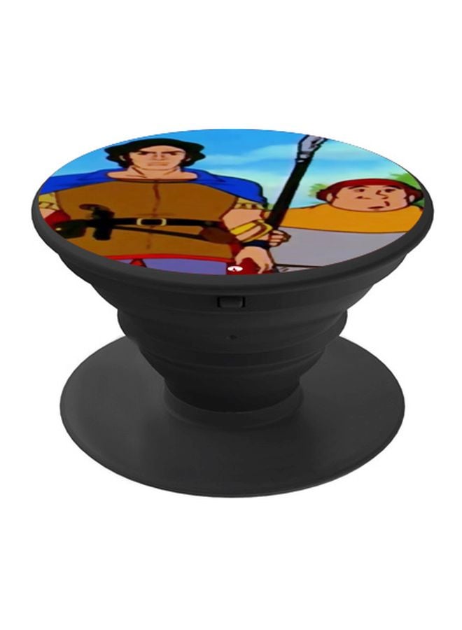 بي بي حامل هاتف بوب سوكيت بطبعة رسومات كرتونية بني/ أزرق/ رمادي - Image 1