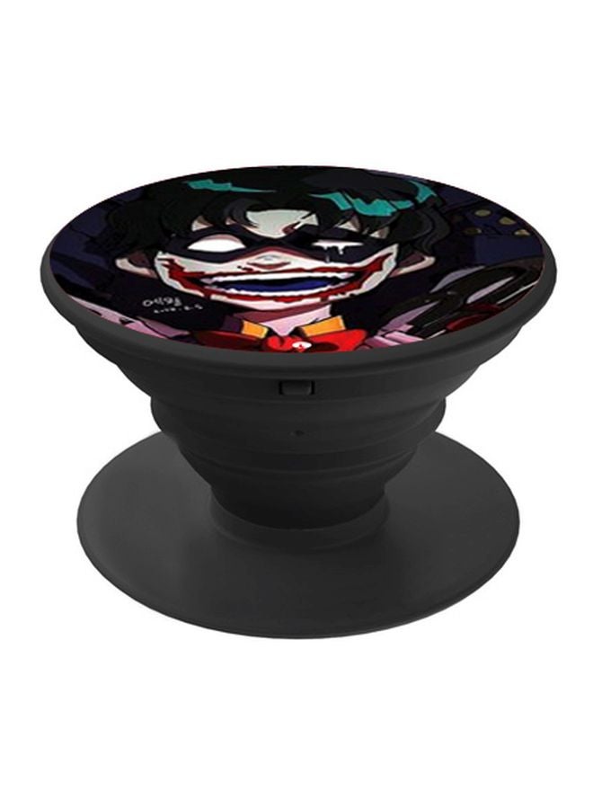 BP Cartoon Printed Pop Socket Phone Holder Red/Yellow/Black - Image 1