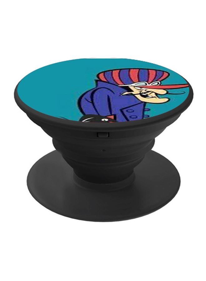 BP Cartoon Printed Pop Socket Phone Holder Blue/Red/Black - Image 1