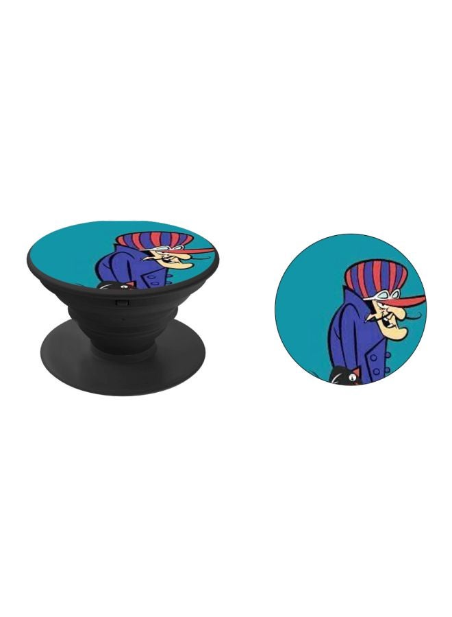 BP Cartoon Printed Pop Socket Phone Holder Blue/Red/Black - Image 2