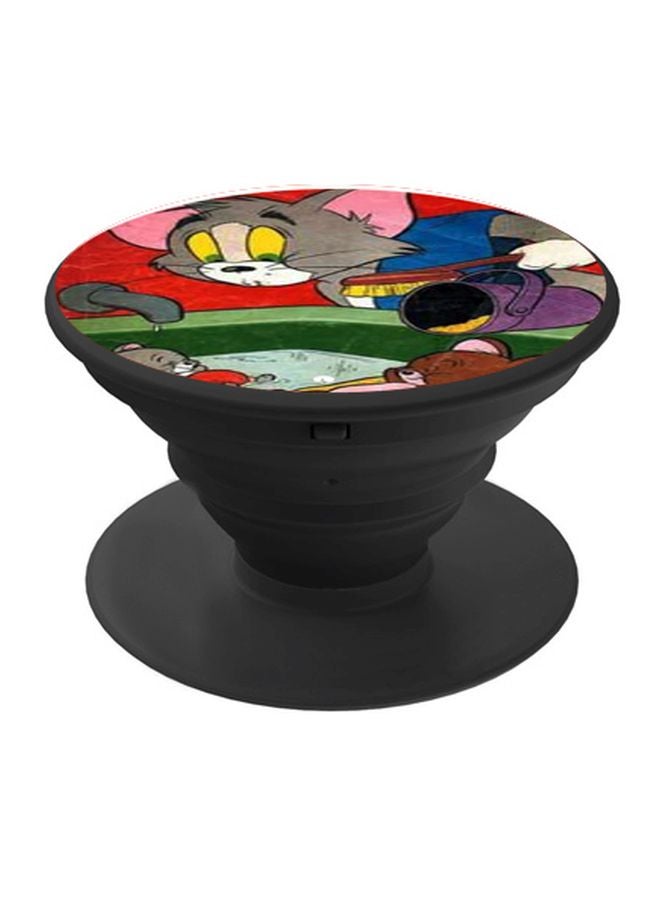 BP Tom And Jerry Printed Pop Socket Phone Holder Red/Grey/Black - Image 1