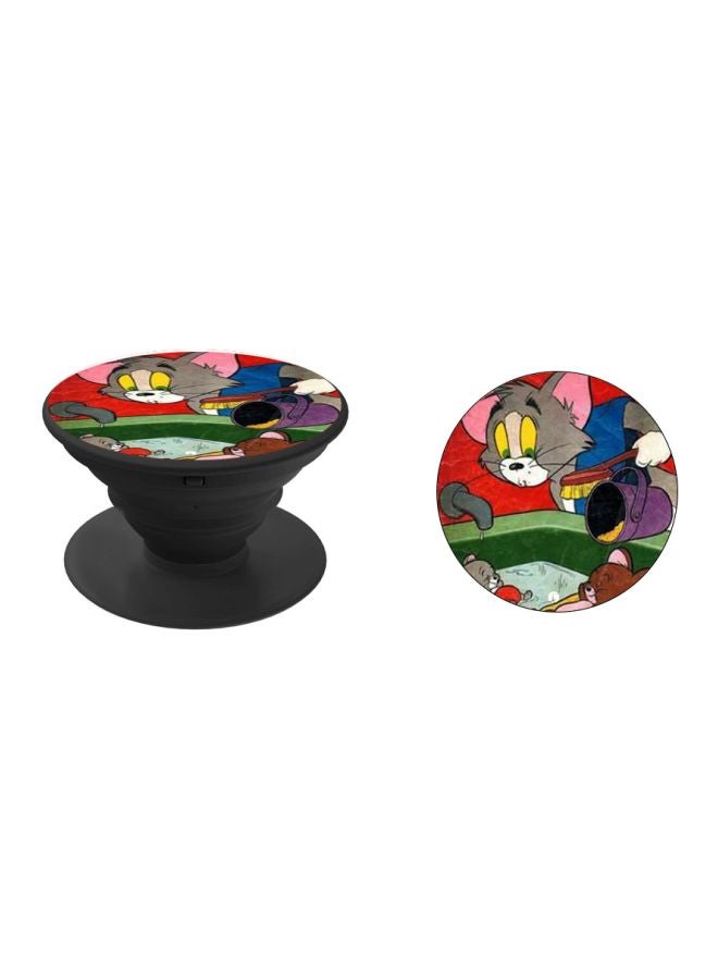 BP Tom And Jerry Printed Pop Socket Phone Holder Red/Grey/Black - Image 2