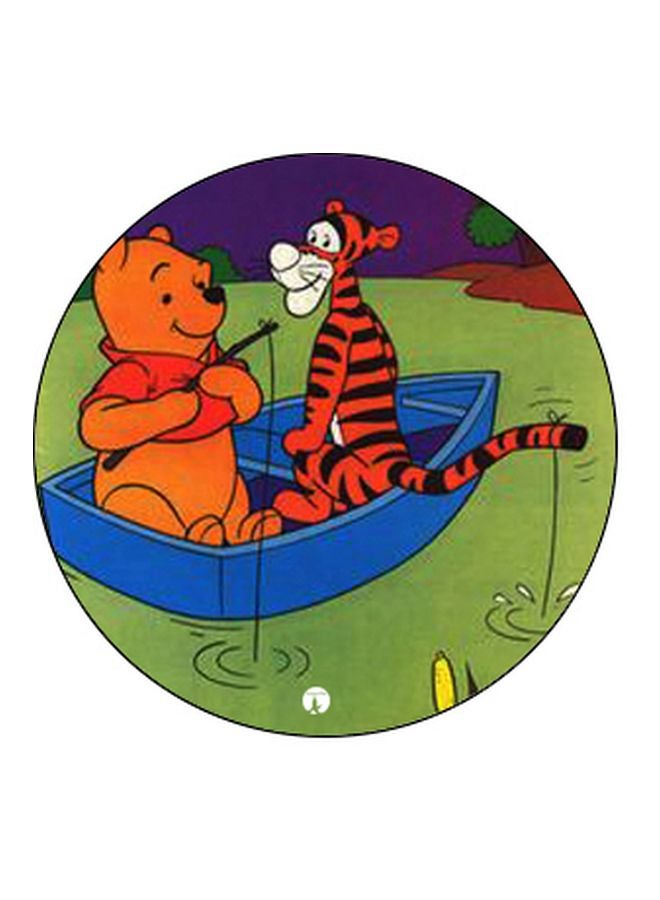 BP Winnie-The-Pooh Printed Pop Socket Phone Holder Blue/Orange/Black - Image 2