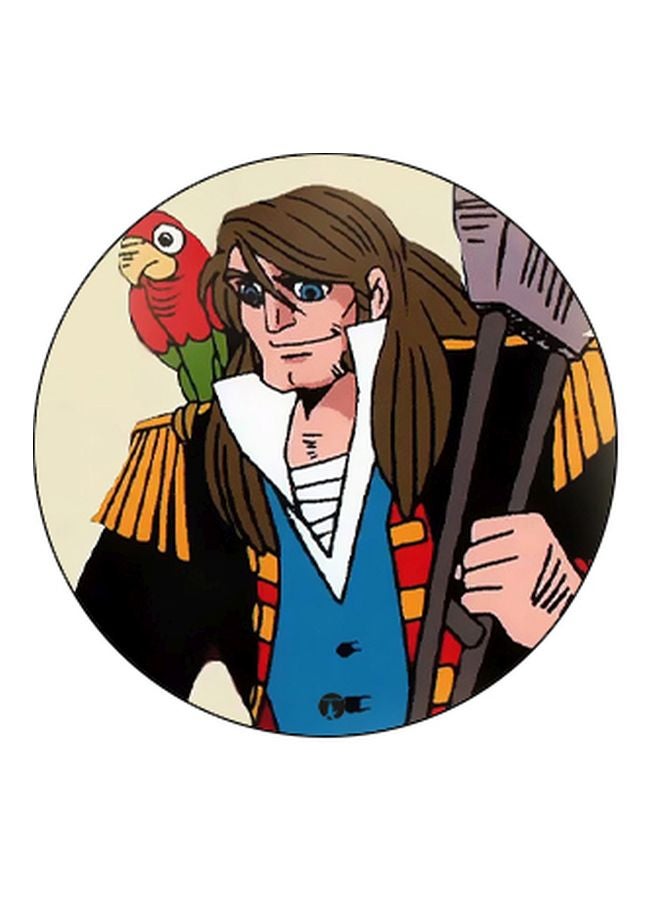 بي بي حامل هاتف على شكل مقبض أصابع منبثق بطبعة رسومات كرتونية بيج/أزرق/أسود - Image 2