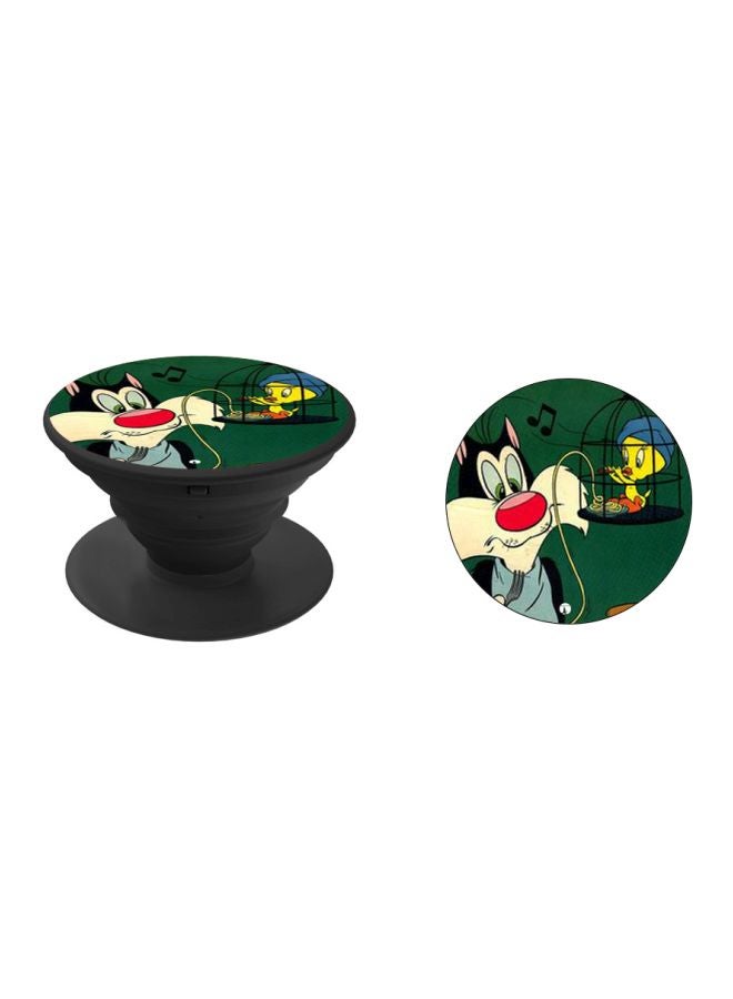 BP Tweety Bird Printed Pop Socket Phone Holder Green/White/Black - Image 2