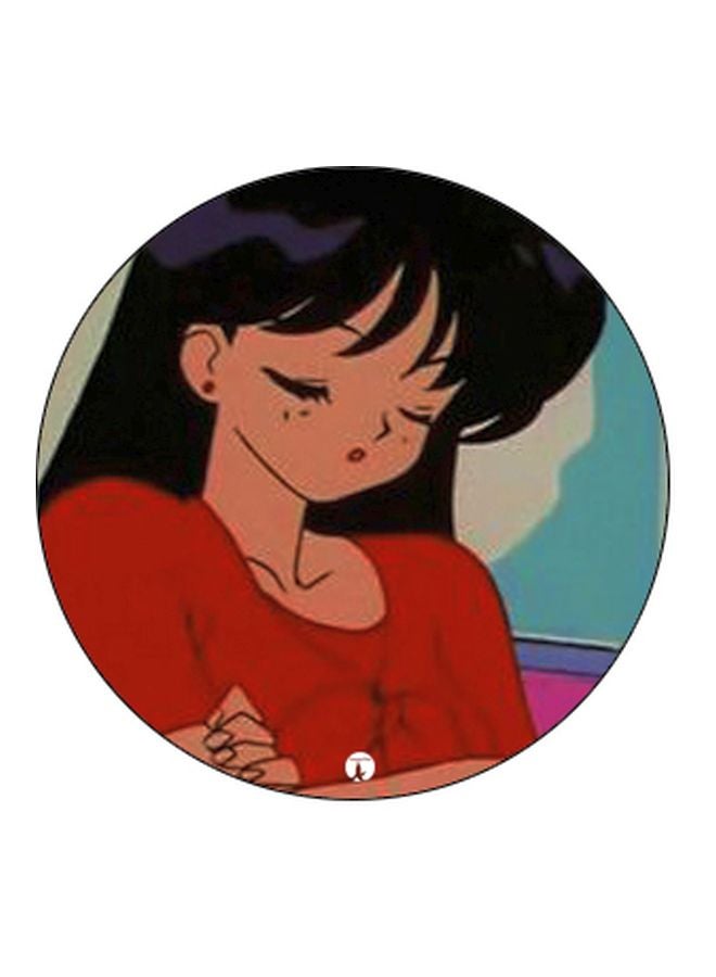BP Anime Printed Pop Socket Phone Holder Red/Blue/Black - Image 2