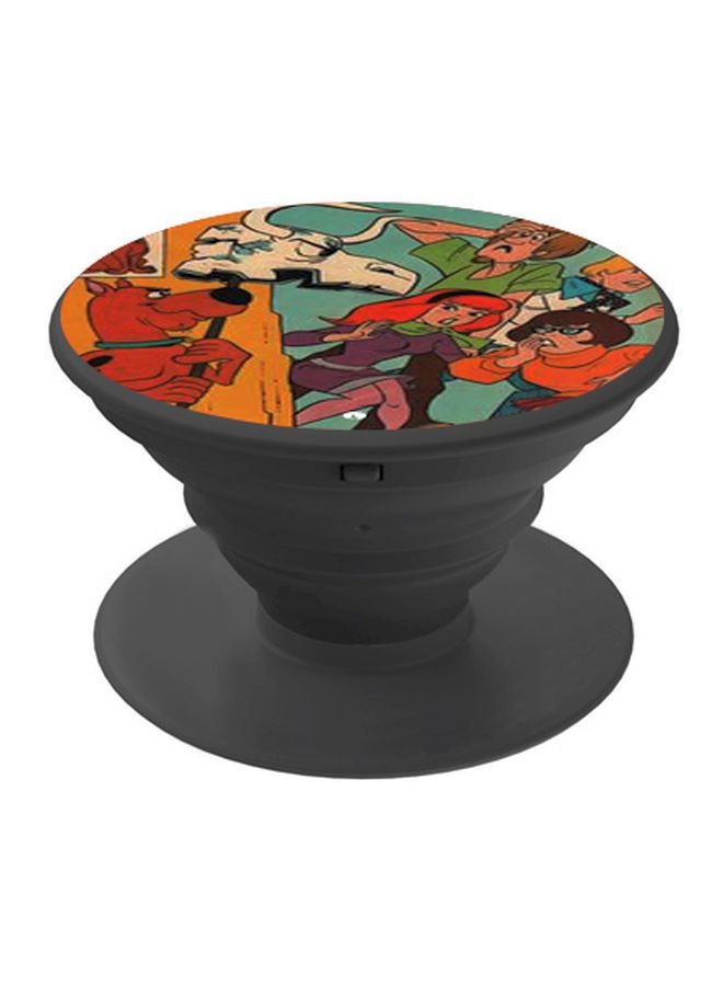 BP Scooby Doo Printed Pop Socket Phone Holder Orange/Green/Black - Image 1