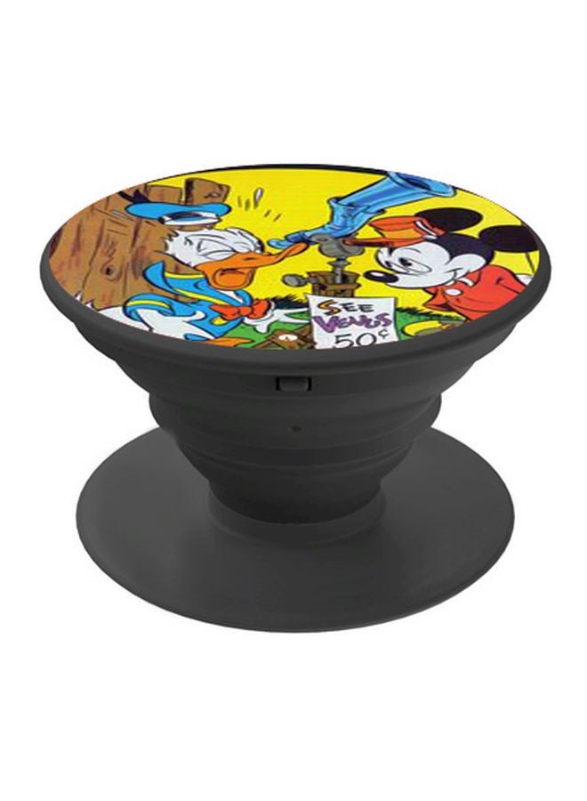 BP Mickey Mouse Printed Pop Socket Phone Holder Orange/Blue/Black - Image 1