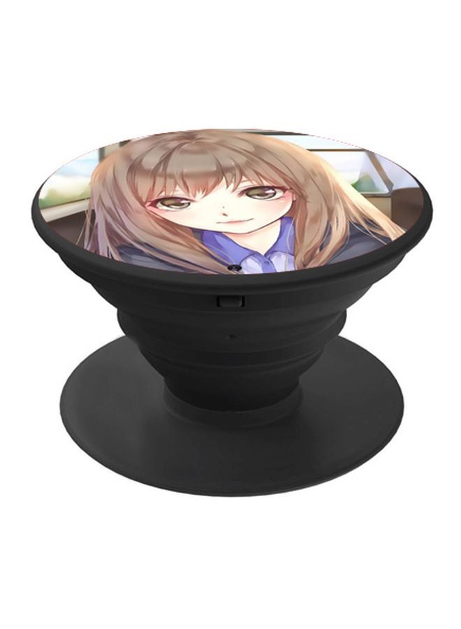 بي بي حامل هاتف منبثق مزين بطبعة متعدد الألوان - Image 1