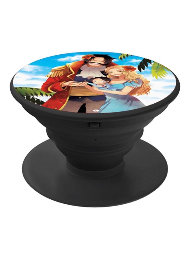 بي بي حامل هاتف على شكل مقبض أصابع منبثق بطبعة رسومات كرتونية أزرق/ أحمر/ أخضر - Image 1