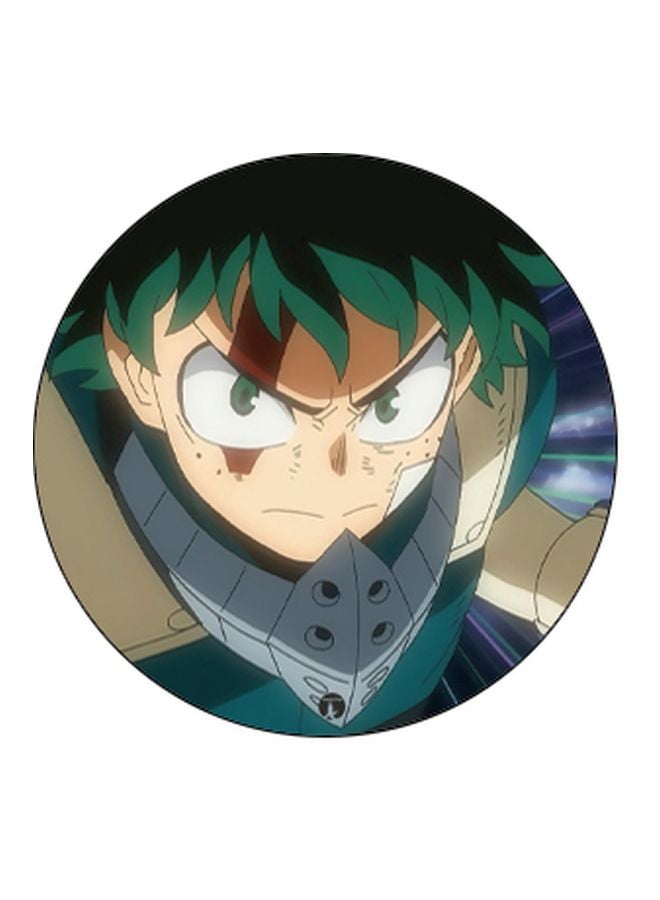 بي بي حامل هاتف على شكل مقبض أصابع منبثق بطبعة رسومات كرتونية بيج/أخضر/أزرق - Image 2