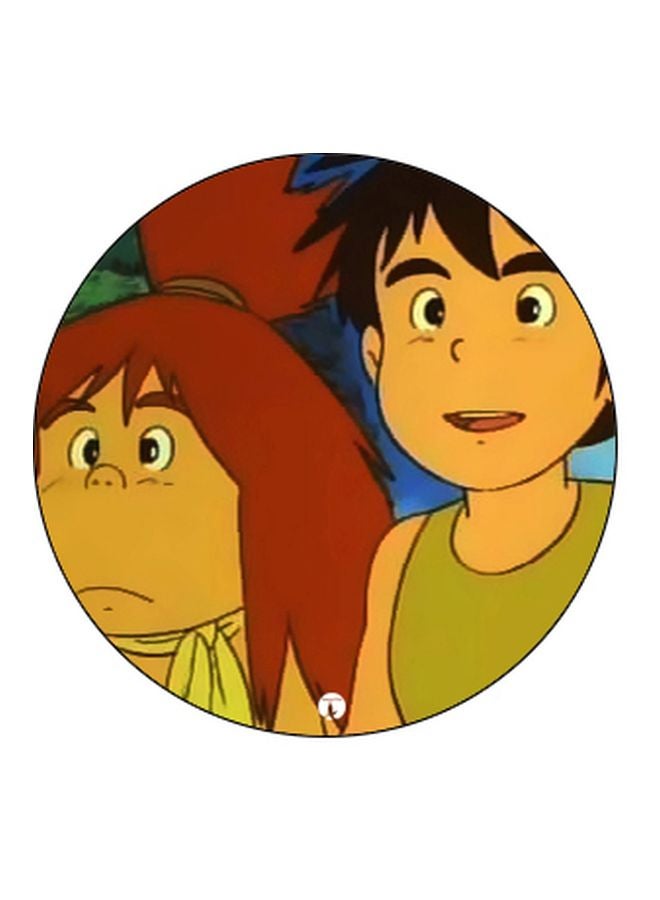 BP Anime Printed Pop Socket Phone Holder Brown/Green/Black - Image 2