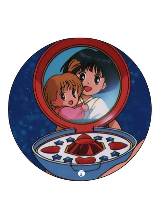 BP Cartoon Printed Pop Socket Phone Holder Blue/Red/White - Image 2