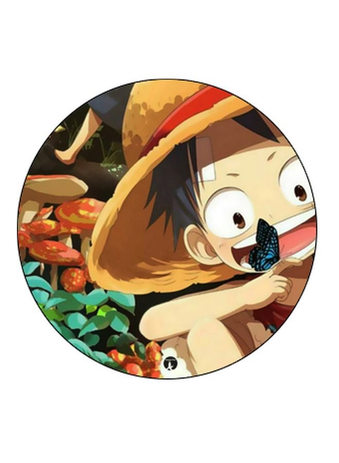 BP Anime Printed Pop Socket Phone Holder Beige/Green/Black - Image 2