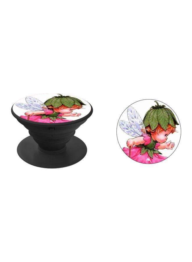 BP Cartoon Printed Pop Socket Phone Holder Pink/Green/Black - Image 2