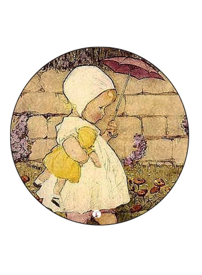 BP Cartoon Printed Pop Socket Phone Holder Yellow/Beige - Image 2