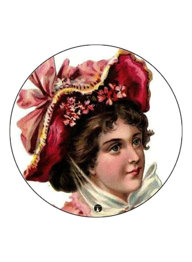 BP Lady Printed Pop Socket Phone Holder Black/White/Pink - Image 2