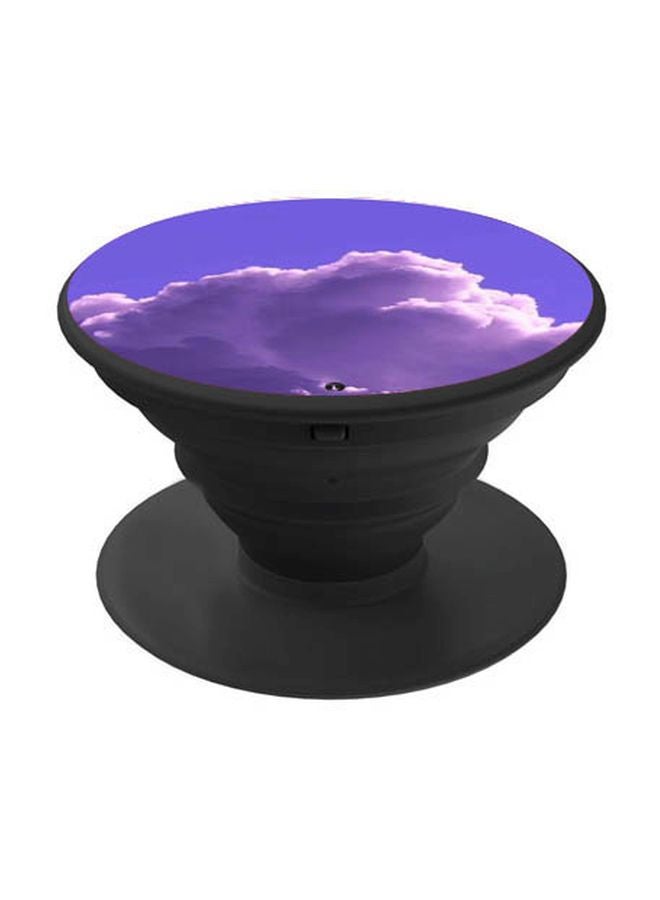 BP Cloud Printed Pop Socket Phone Holder Black/Purple/Pink - Image 1